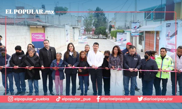Más calles de ‘Construyendo Contigo’ en Totimehuacan