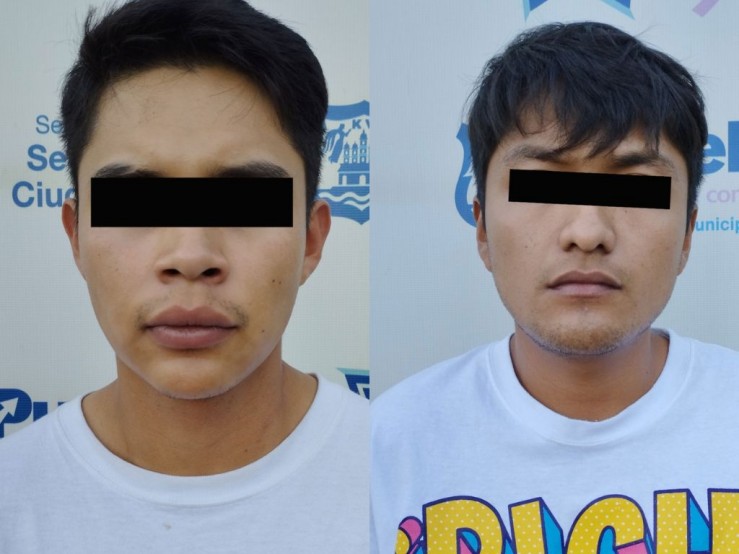 Policías de Puebla detienen a tres integrantes de "Los Choris" banda dedicada al narcomenudeo