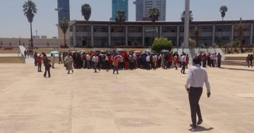 Protestan en el Poder Judicial contra Carlos Palafox