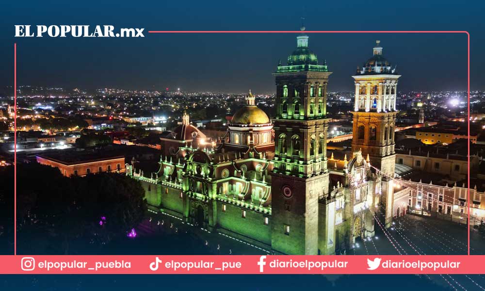 Ayuntamiento de Puebla restaura la Catedral de Puebla