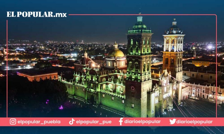 Ayuntamiento de Puebla restaura la Catedral de Puebla