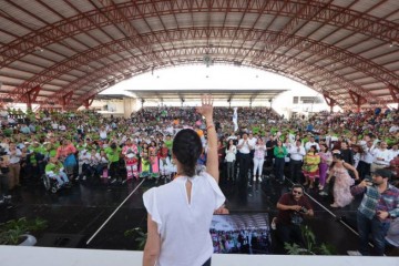 “Trabajar por el bienestar de los demás es la principal virtud de la 4T: Claudia Sheinbaum, ante 4 mil nayaritas*de la 4T: Claudia Sheinbaum “