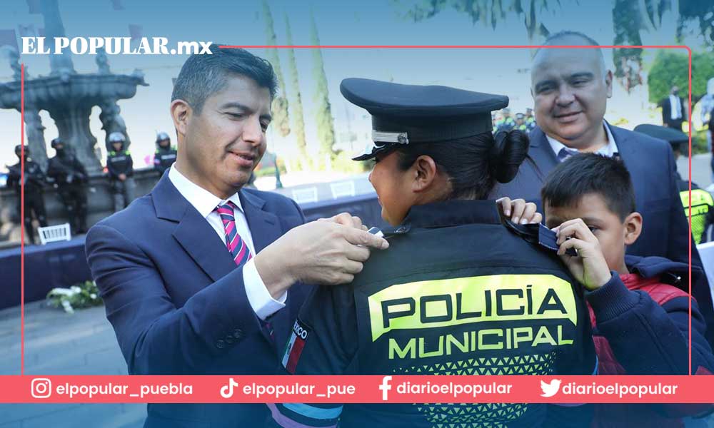 Ayuntamiento de Puebla promueve de grado a 39 policías municipales