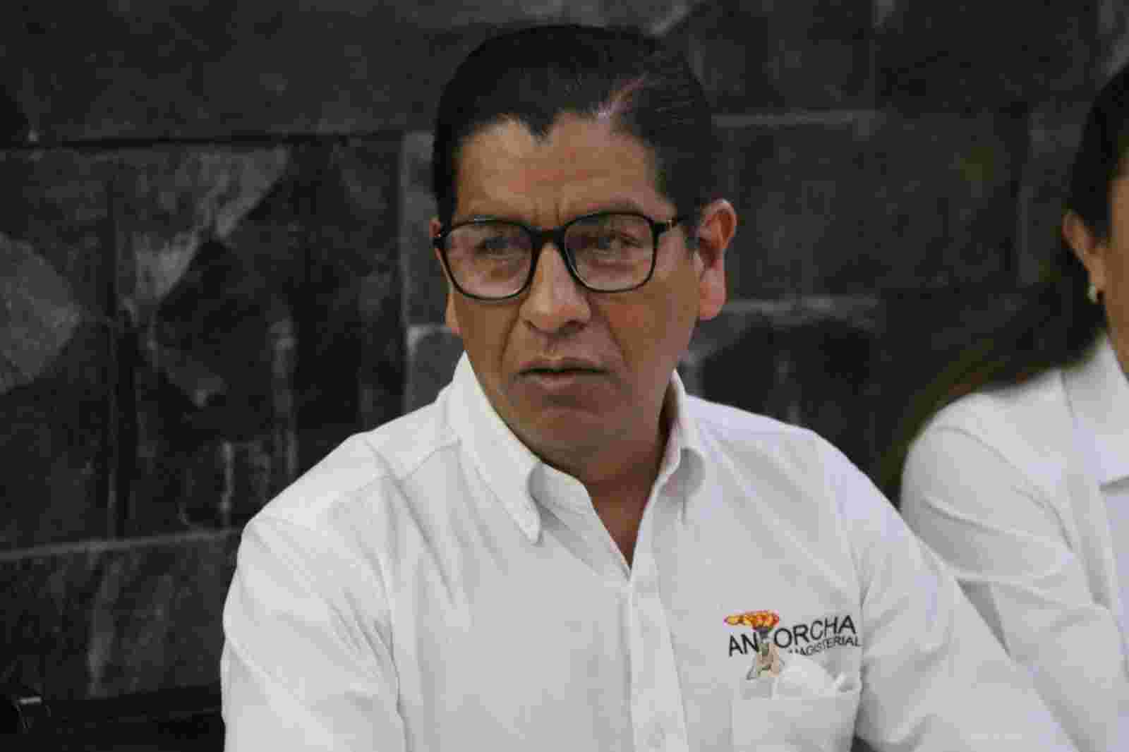 Serafín Rodríguez García, dirigente estatal magisterial, destacó que aún hay graves deficiencias en la educación.