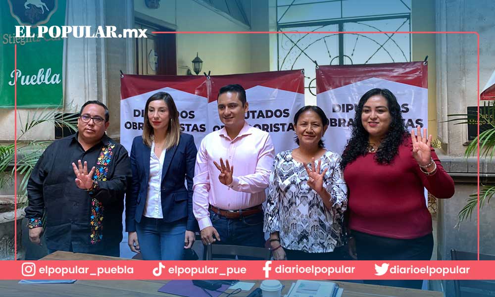  Diputados Obradoristas de Puebla celebraron la aprobación de la Ley 3 de 3 federal impulsada en la Cámara de Diputados