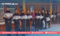 Gobierno de Esperanza realiza entrega de chalecos antibalas a elementos de Seguridad