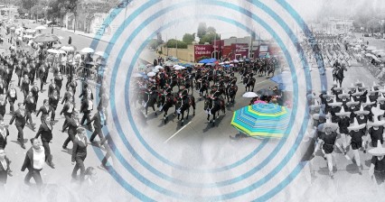 Más de 12 mil estudiantes y 5 mil soldados participaron en el desfile del 5 de Mayo