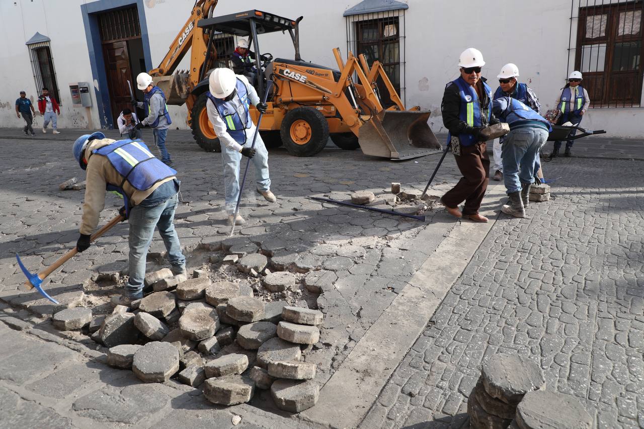 Comienzan las obras de rehabilitación en calles del centro histórico