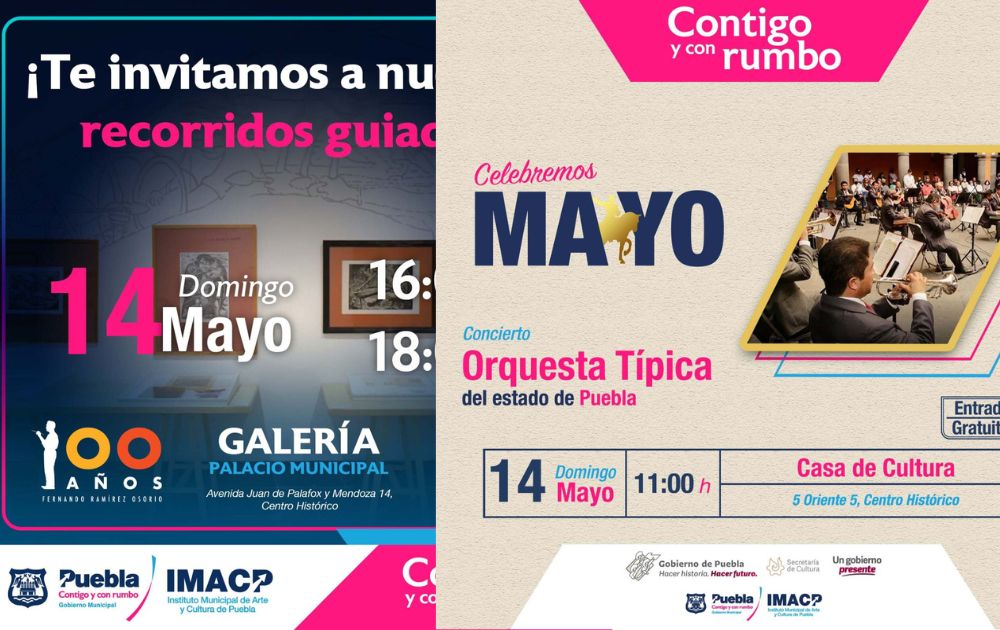 Un fin de semana lleno de música, danza y teatro en el centro histórico de Puebla