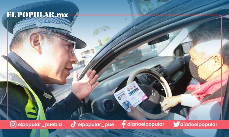 Tránsito Municipal de Puebla mantiene operativos preventivos contra excesos de velocidad