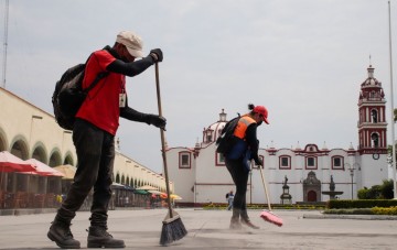 Refuerzan medidas de prevención por caída de ceniza en San Pedro Cholula