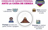 Ayuntamiento de Puebla emite recomendaciones por caída de ceniza
