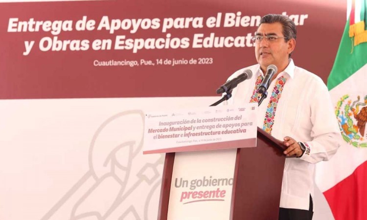 Ejecuta gobierno estatal acciones con visión solidaria y de sensibilidad gubernamental: Sergio Salomón