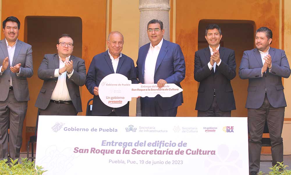 Rescata y conserva gobierno estatal patrimonio cultural: Sergio Salomón inaugura rehabilitación de “San Roque”
