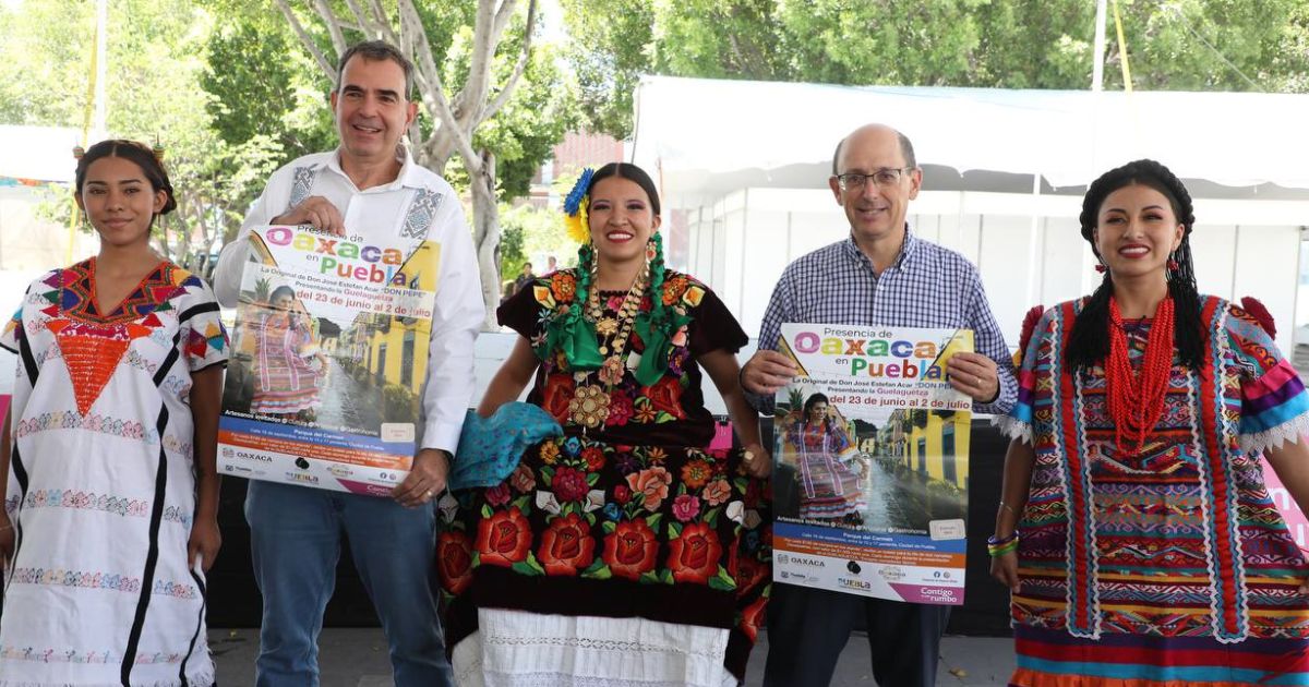 Puebla capital recibirá la cultura oaxaqueña con diez días de actividades
