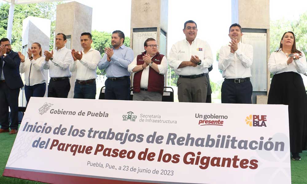 Con rehabilitación de parques, gobierno estatal cumple obligación para que Puebla sea mejor: Sergio Salomón