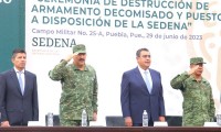 Construye gobierno estatal escenarios de paz en cada rincón de Puebla: Sergio Salomón