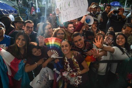 Claudia Sheinbaum encabezó una Asamblea informativa en Huejotzingo, Puebla