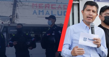 Eduardo Rivera invita al diálogo entre organizaciones para garantizar la seguridad en el mercado Amalucan