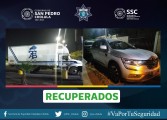 Coordinación exitosa: Recuperan vehículos robados en San Pedro Cholula