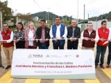 Inauguración de calles con inversión de 6.7 millones de pesos en el municipio