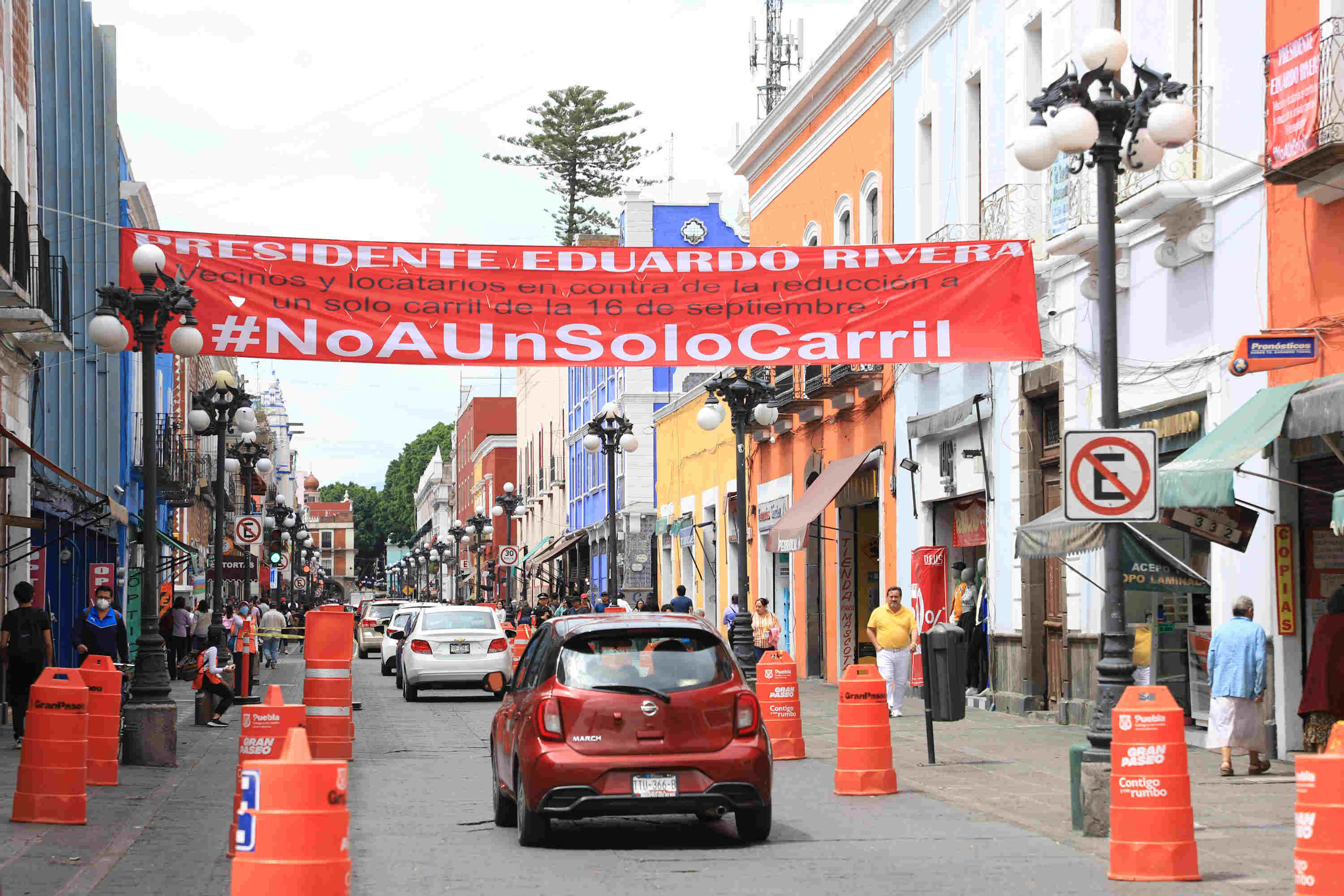A partir del 13 de septiembre se peatonalizará la Avenida 16 de Septiembre del tramo de la 7 Poniente a la Avenida Reforma