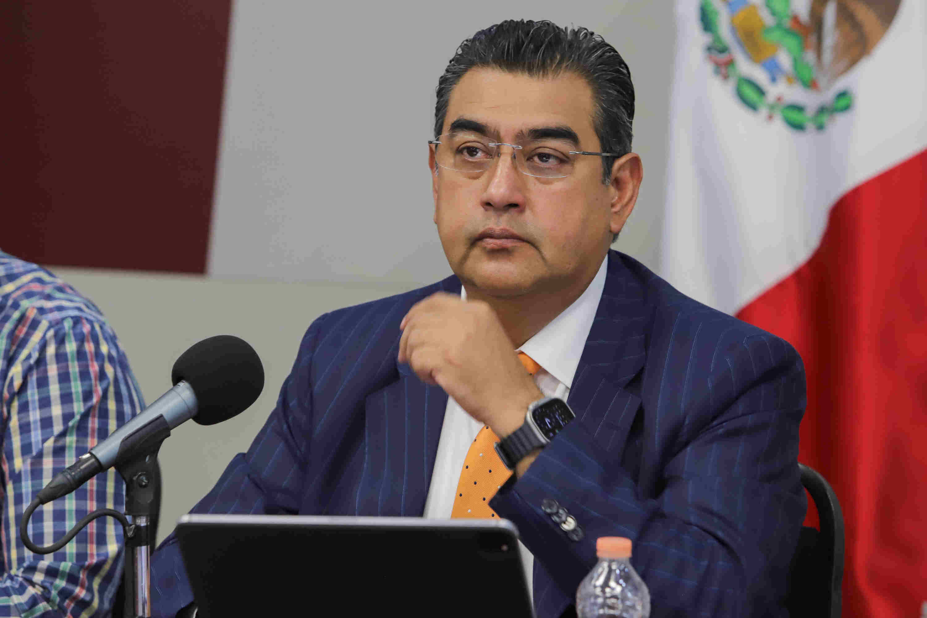 El gobernador de Puebla, Sergio Salomón Céspedes, detendrá de forma definitiva el tren turístico Puebla-Cholula
