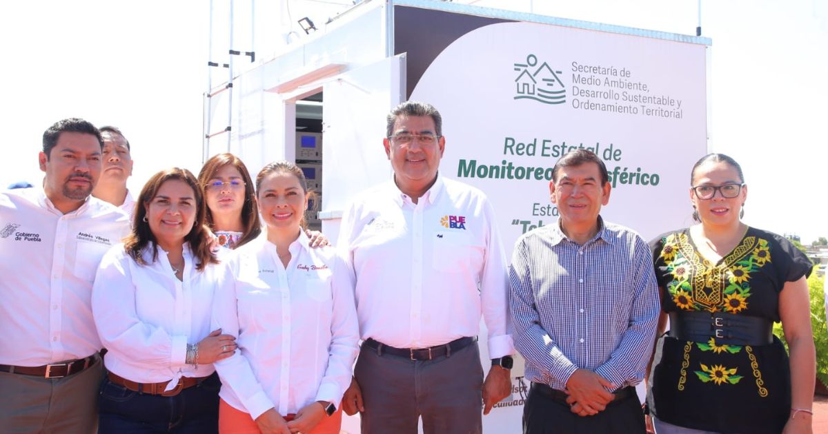 Inaugura Sergio Salomón estación de monitoreo en Tehuacán
