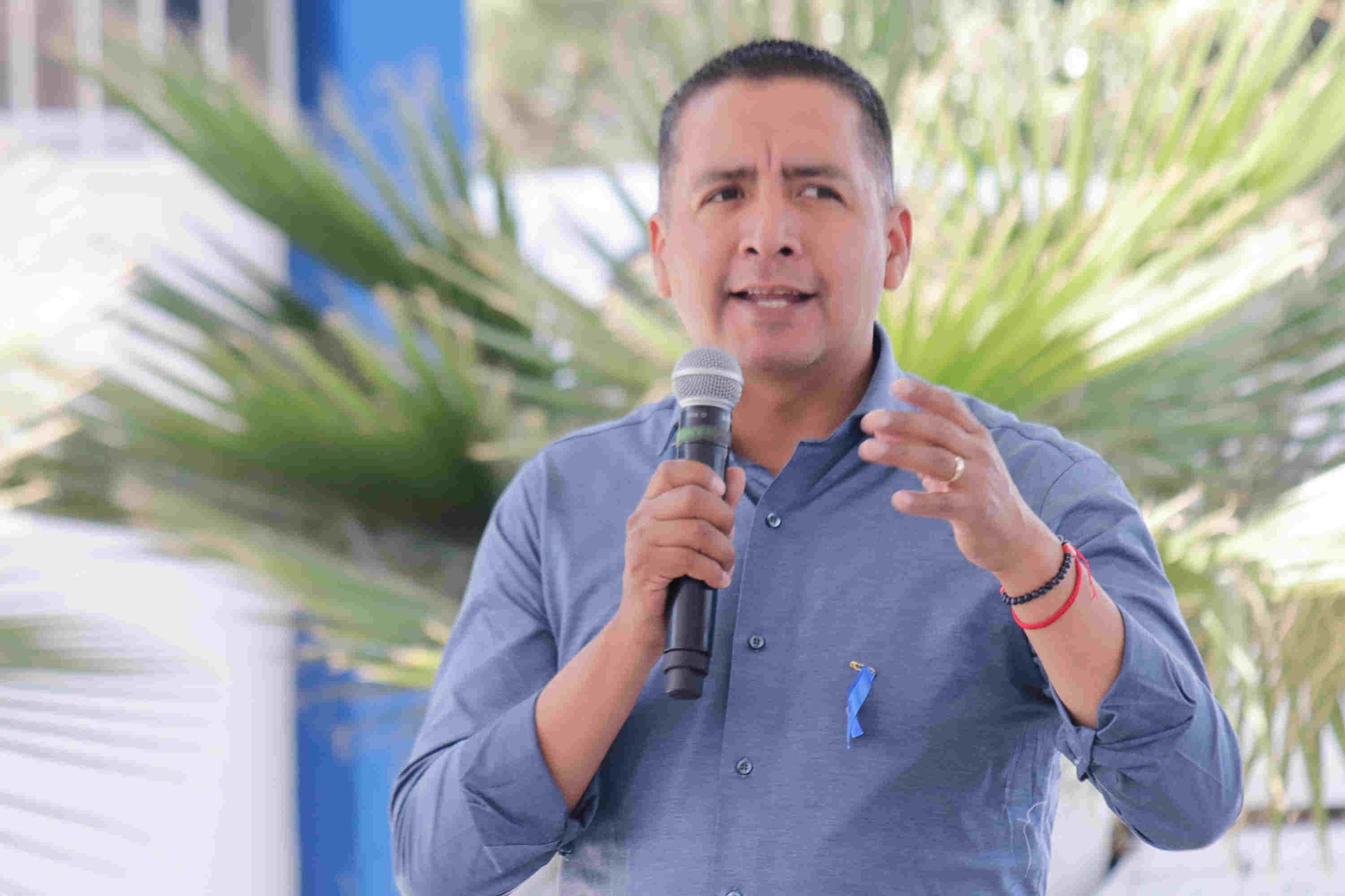 Edmundo Tlatehui, presidente municipal de San Andrés Cholula