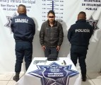 Detención de Individuo con Arma de Fuego y Arma Blanca en San Martín Texmelucan