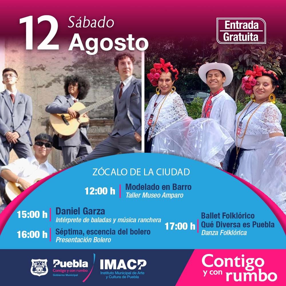Daniel Garza, Zócalo de Puebla