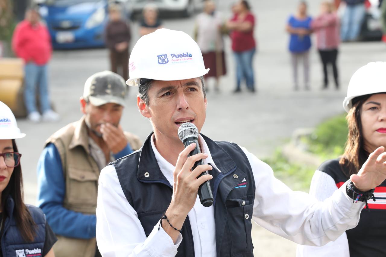 El arranque de obra del puente vehicular de la calle Puebla