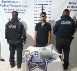 Vecinos Movilizan a Policía ante Intruso en San Martín Texmelucan