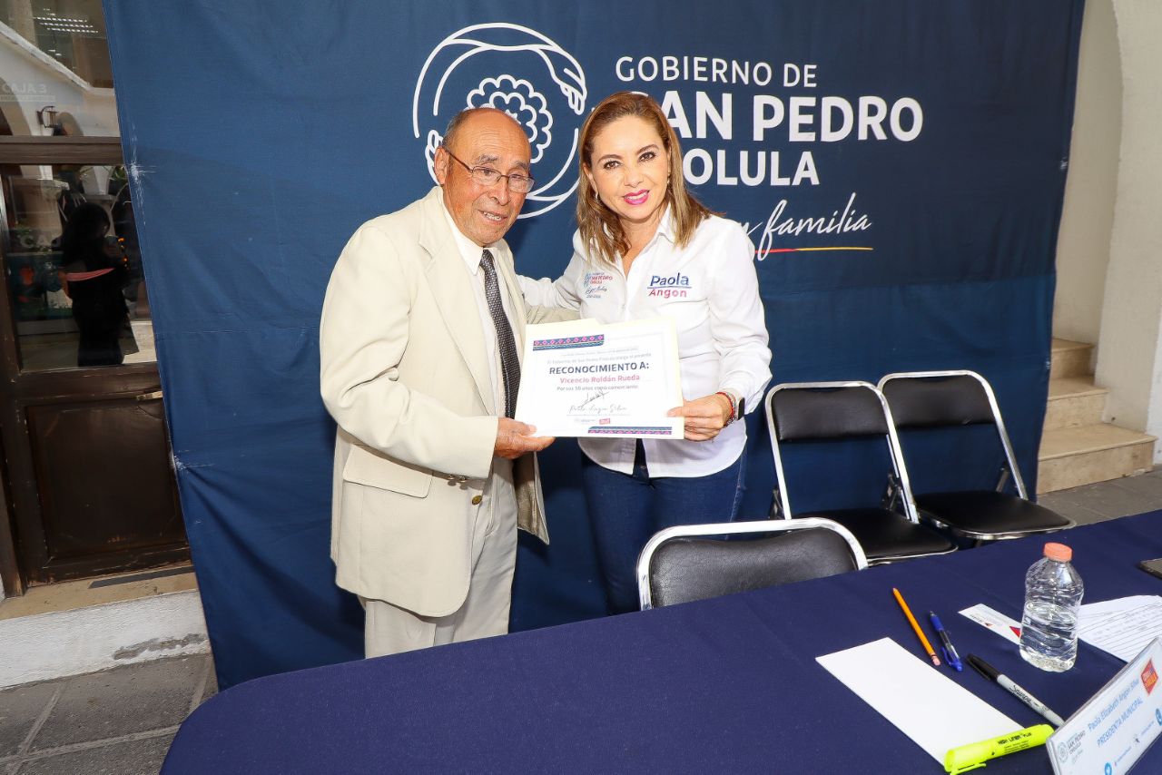 La Presidenta Municipal Paola Angon encabezó este martes 22 de agosto el Martes Ciudadano “Cholula Va Por Todos”