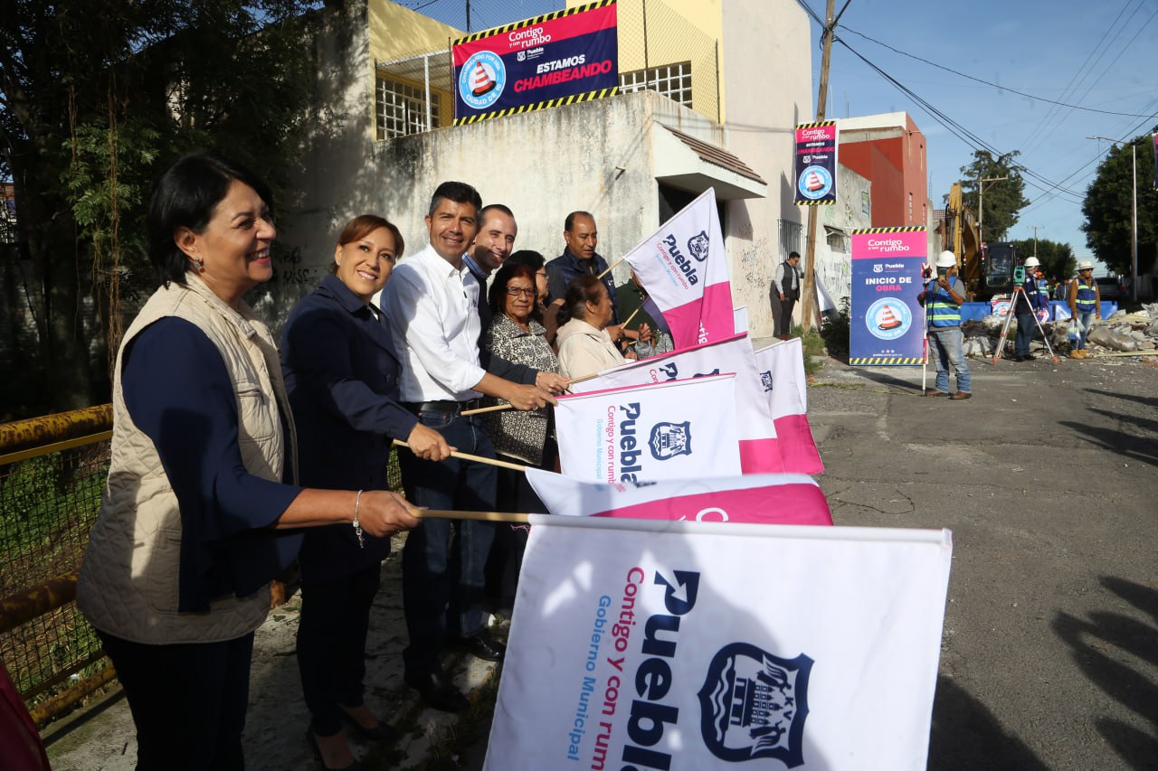 Inician con los trabajos de rehabilitación del puente vehicular de la calle 66 Poniente