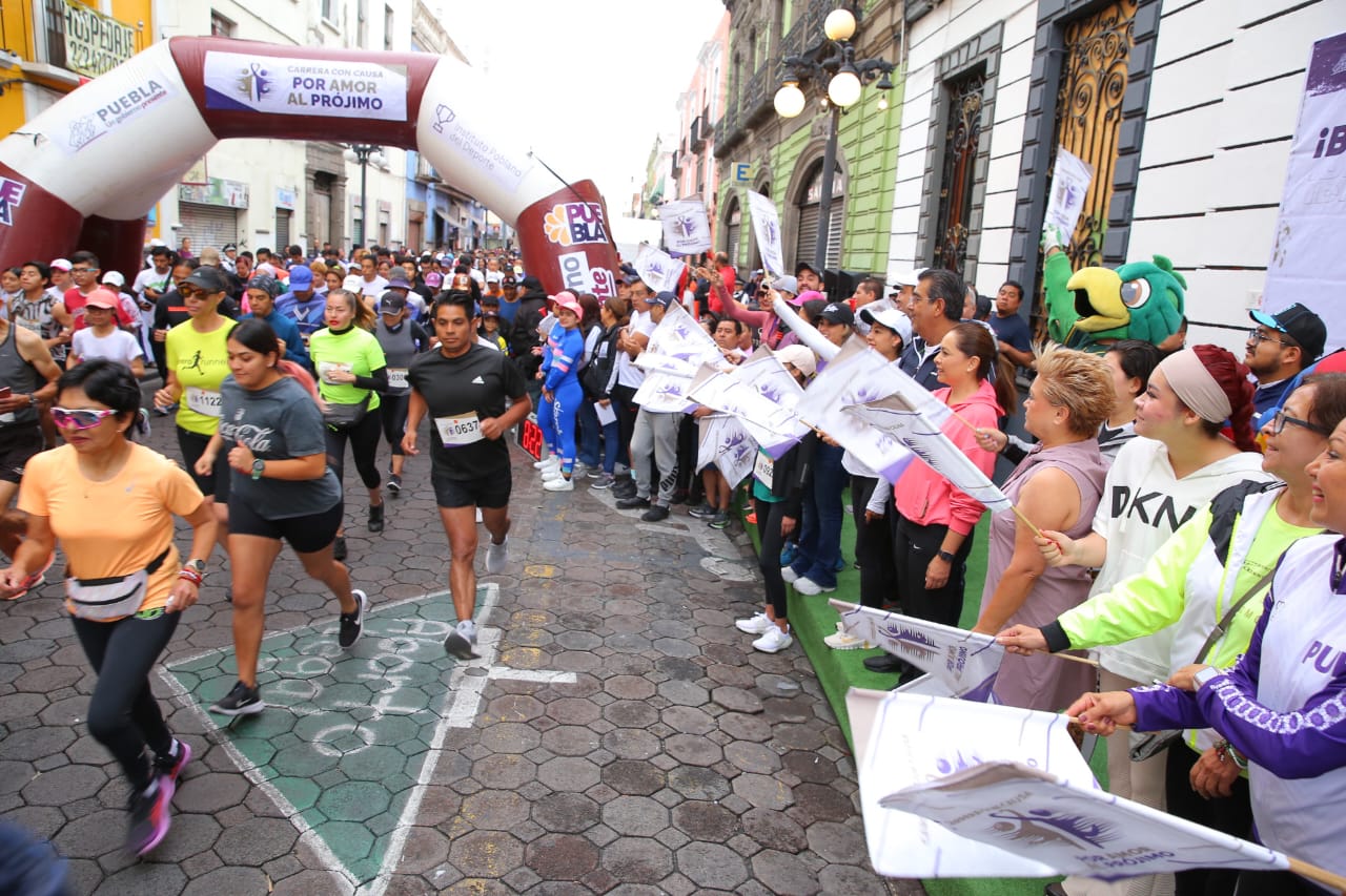 Carrera ‘Por amor al prójimo’ en Puebla