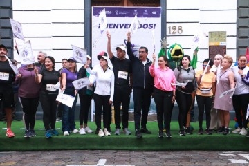 Más de mil 1700 participan en carrera con causa del Congreso