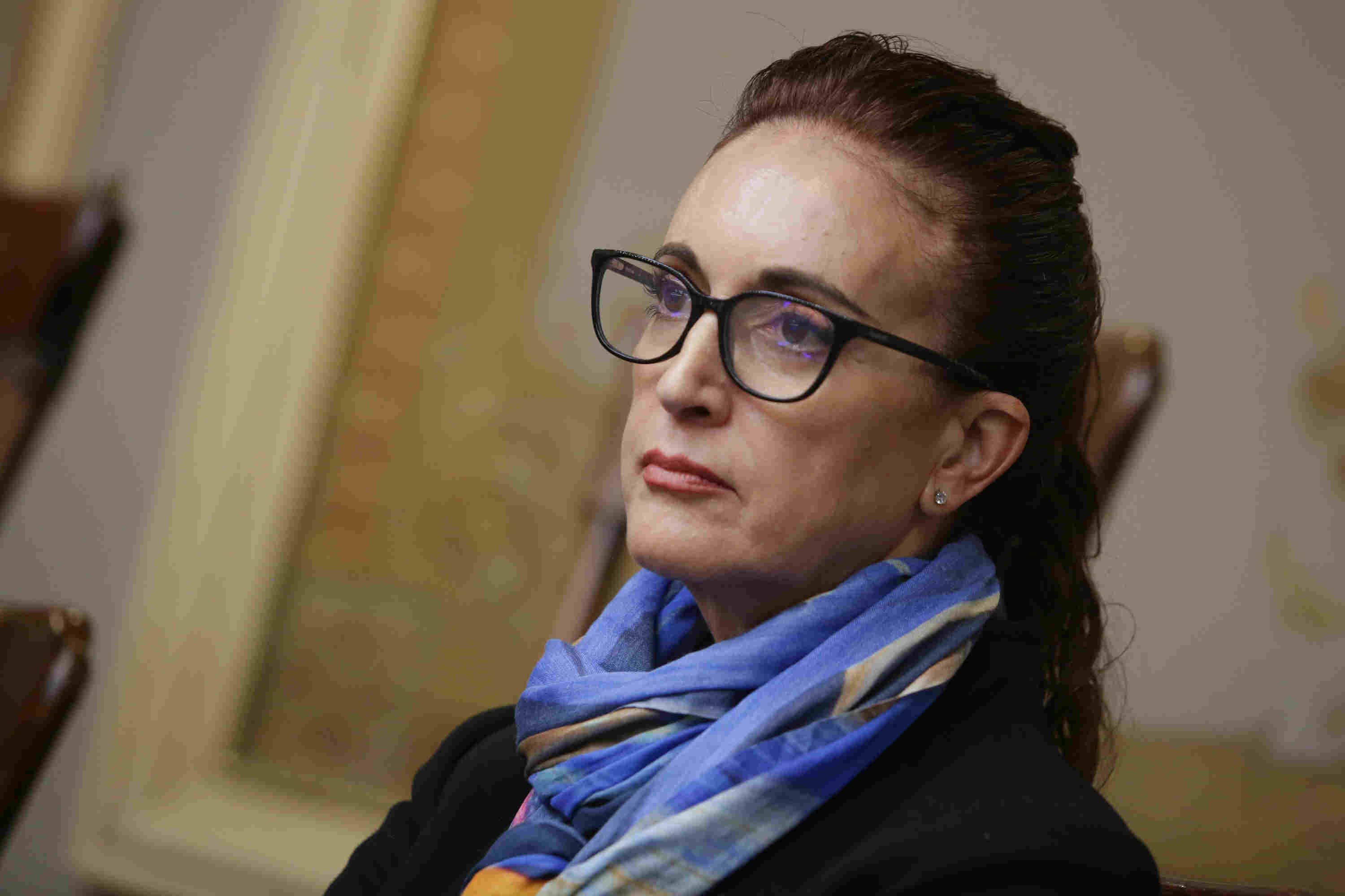 Augusta Díaz de Rivera, anunció que el diputado Eduardo Alcántara Montiel se presentó a su audiencia para evitar ser expulsado de la militancia después de cometer violencia de género