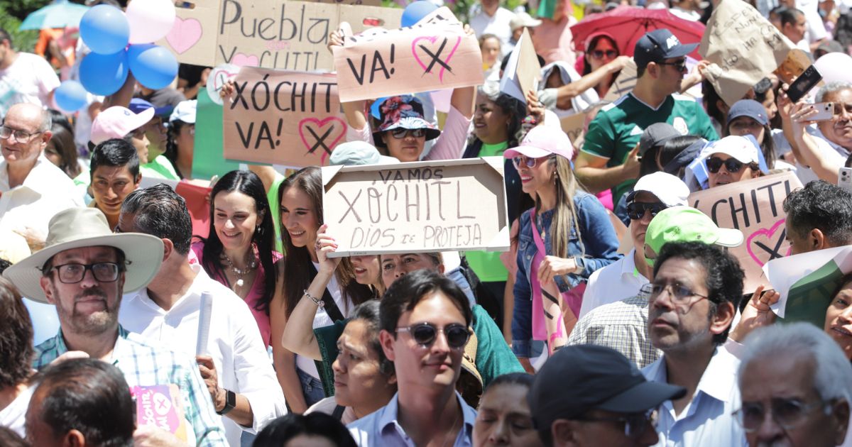 Xóchitl Gálvez cambiará el país, manifiestan simpatizantes del PRIANRD en el Parque Juárez