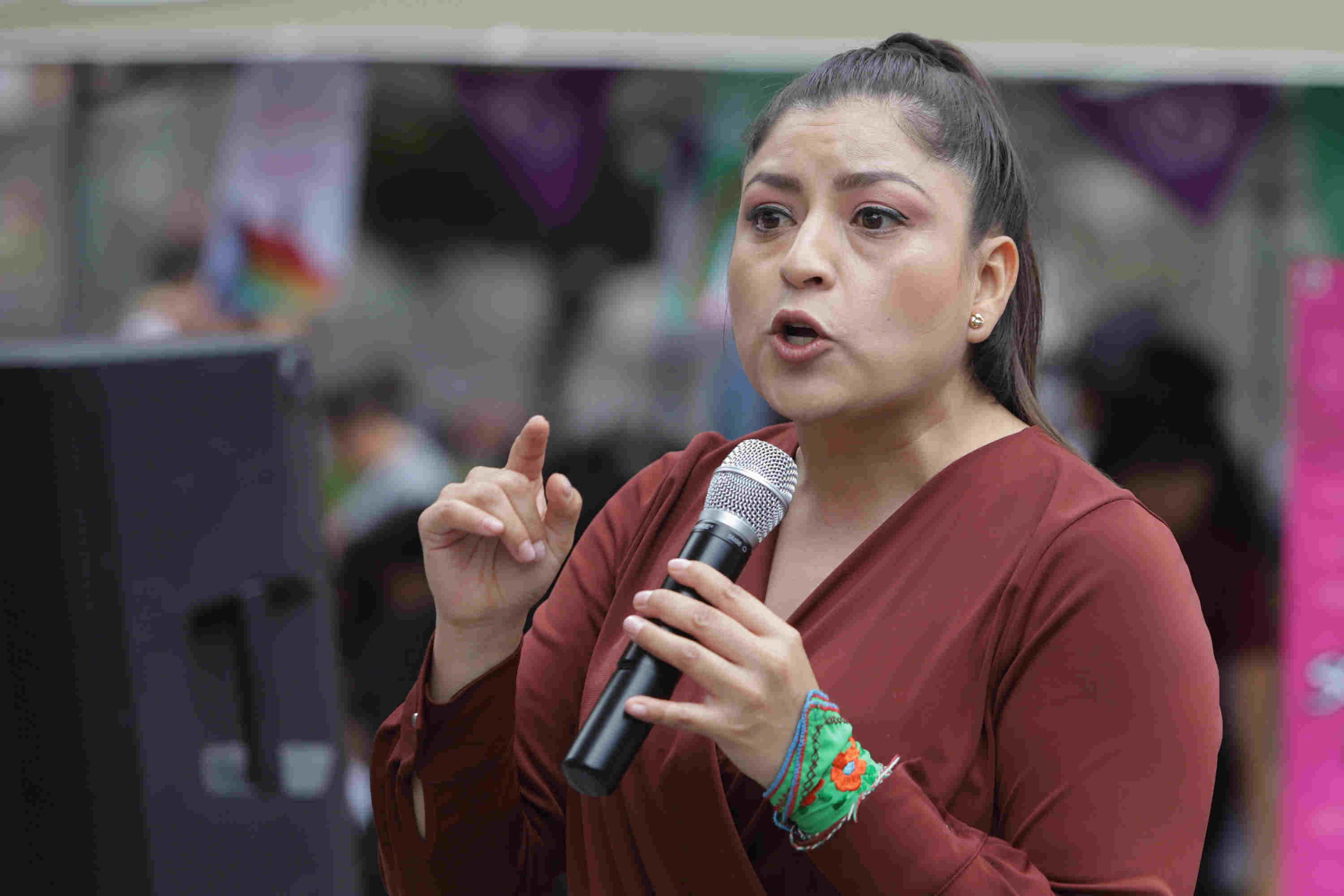 Las mujeres debemos alzar la mano en las elecciones de 2024: Claudia Rivera