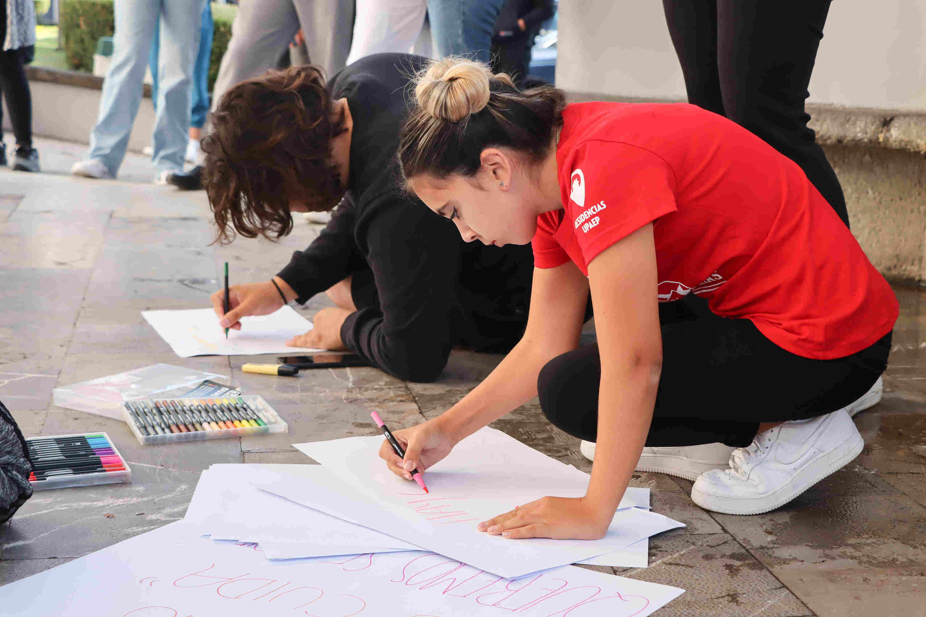 La convocatoria fue realizada a través del Grupo Colectivo de Estudiantes “Ve Seguro UPAEP” por medio de las redes sociales
