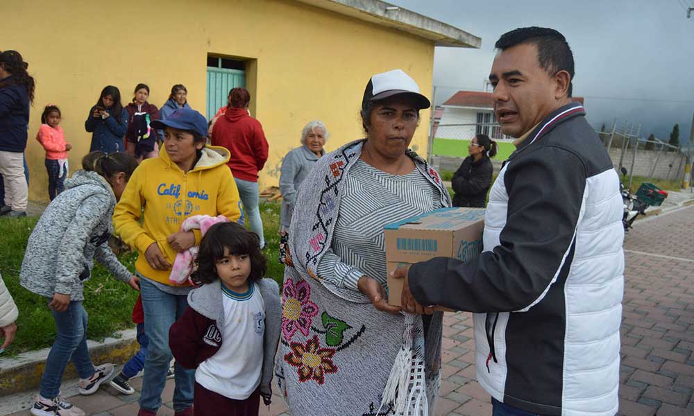 Ayuntamiento de Esperanza inicia segunda entrega de producto lácteo para diversas comunidades