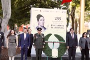 Javier Aquino Limón y Eduardo Rivera Pérez lideran conmemoración de Josefa Ortiz de Domínguez en Puebla