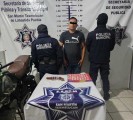 Detenido con Sustancia Ilícita y Arma de Fuego: Operativo de Seguridad Municipal