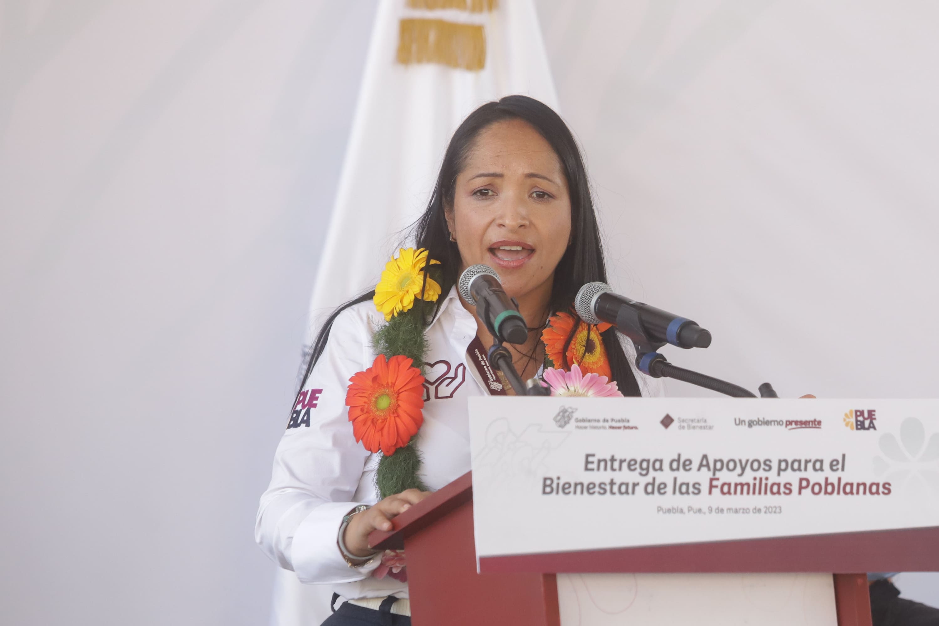 Lizeth Sánchez, secretaria del Bienestar