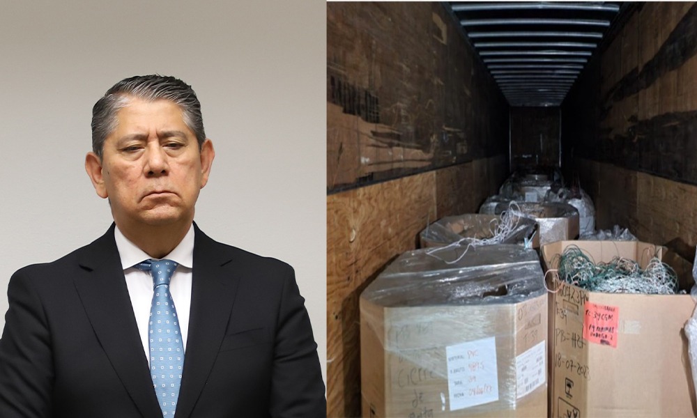 Fiscalía recupera vehículos de carga en cateo de Huejotzingo