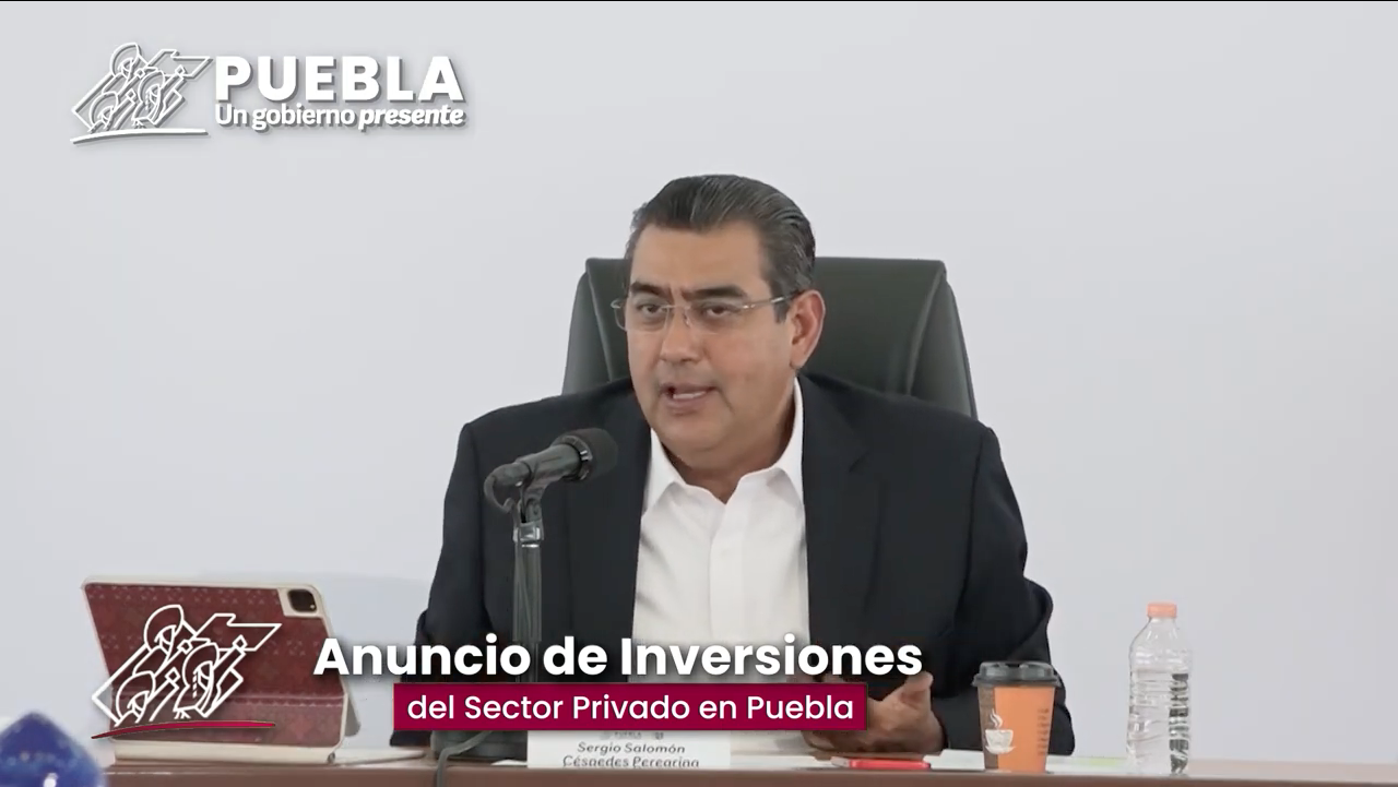 Sergio Salomón: Puebla se ha convertido en un referente en materia de inversión extranjera directa