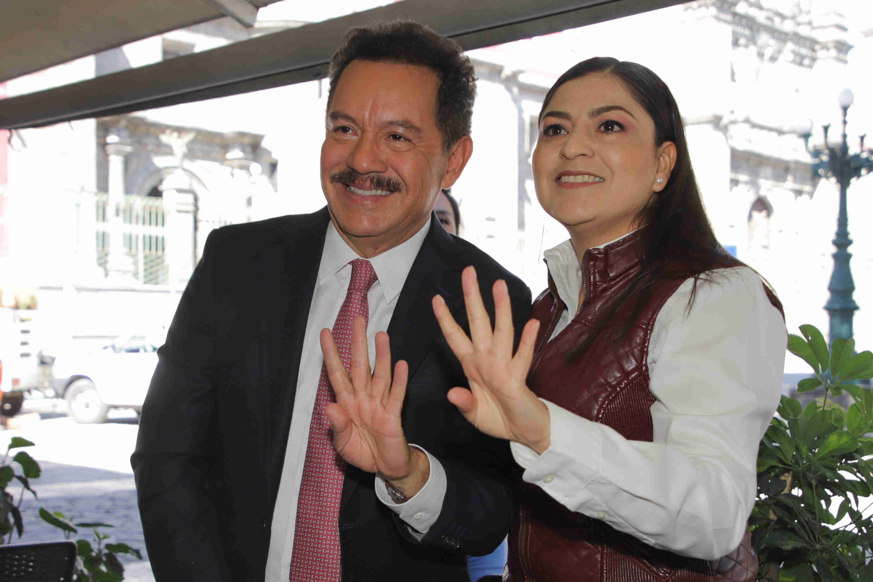 Ignacio Mier y Claudia Rivera