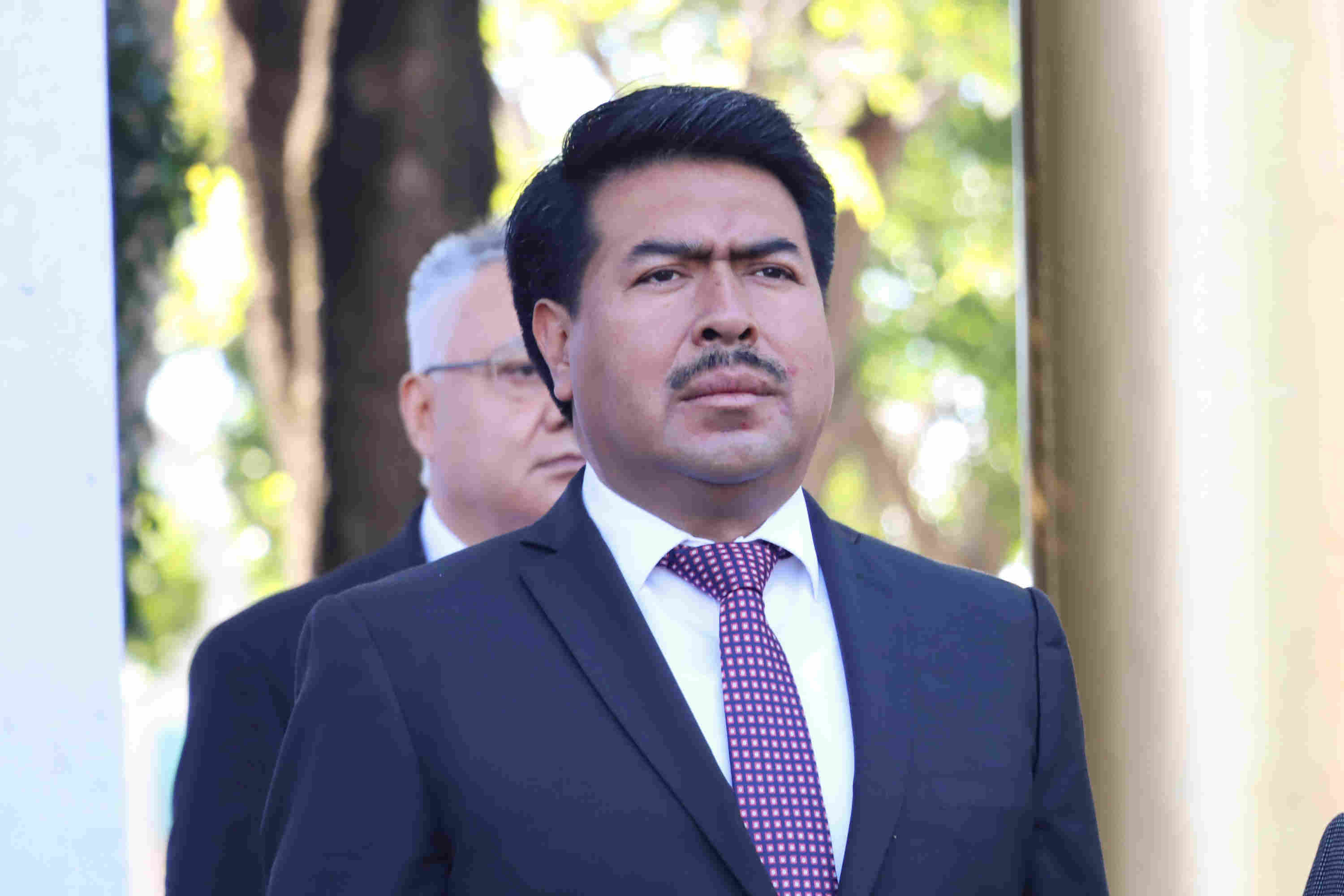 Secretario de gobernación, Javier Aquino Limón