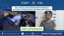 San Pedro Cholula: Detenido por Robo de Moto y Sustancias Narcóticas
